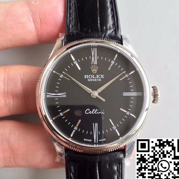 V4 Cellini 626 MKS Rolex ZeroBulk Dial Black Factory 50509 0729